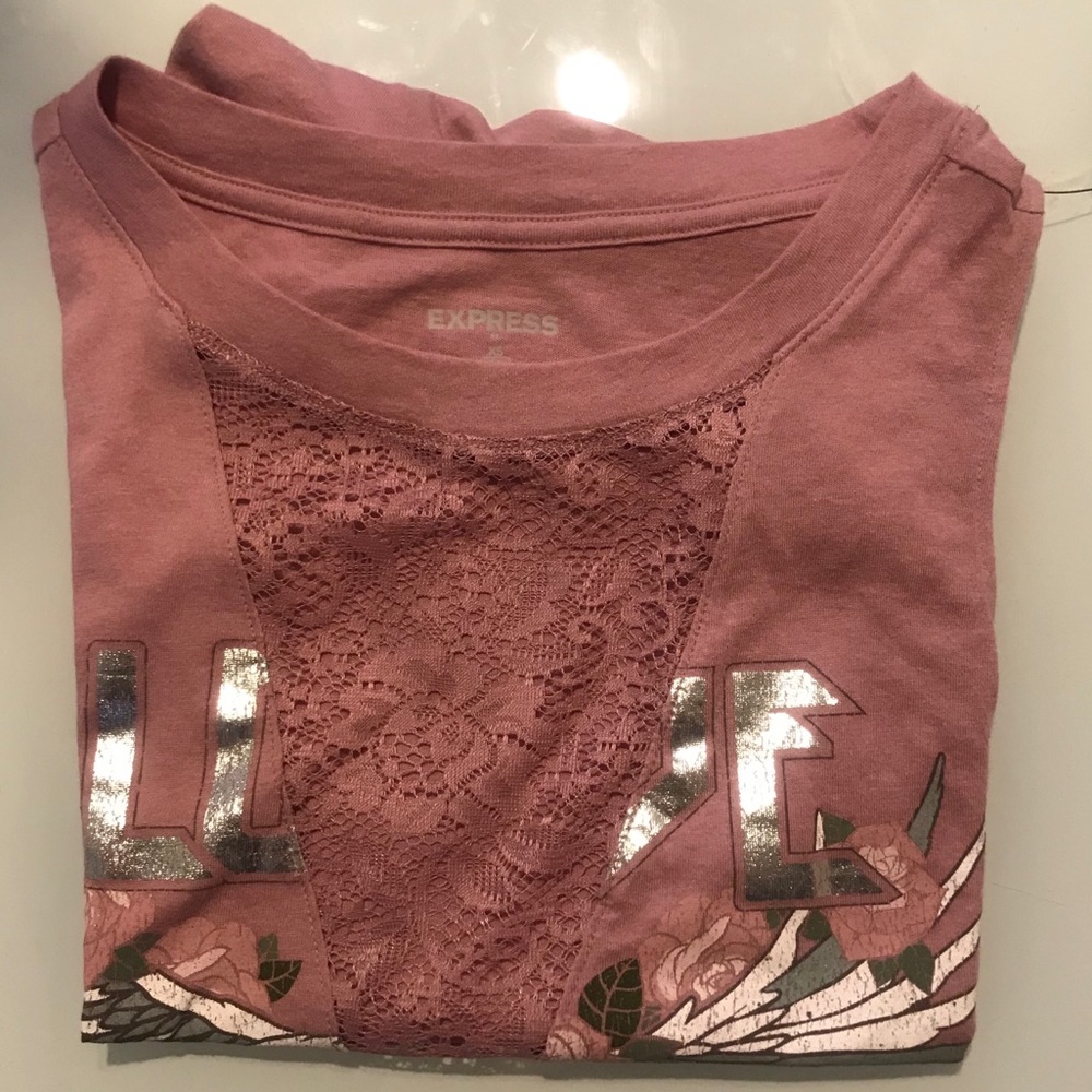 Express Tank ‘love More’ pink